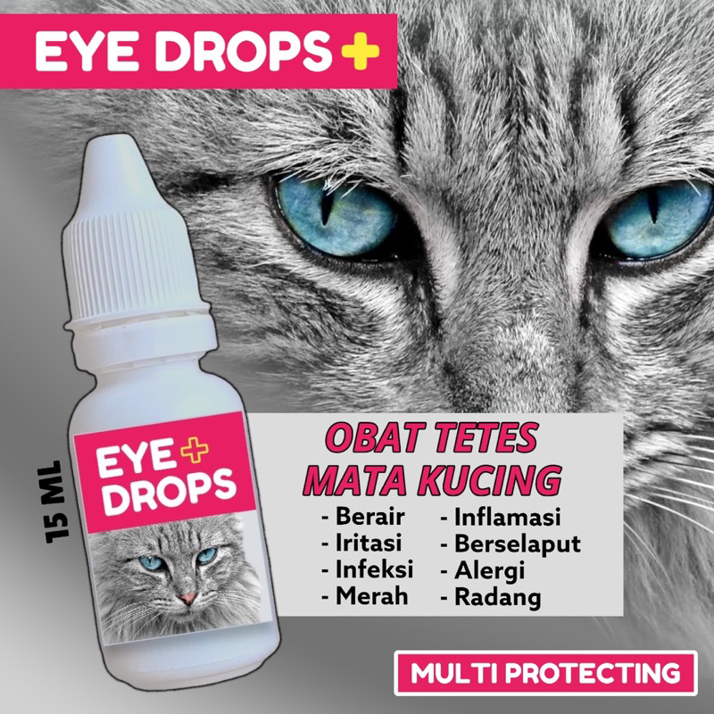 Jual Obat Tetes Mata Kucing EYE DROPS Obat Sakit Mata Kucing Belekan