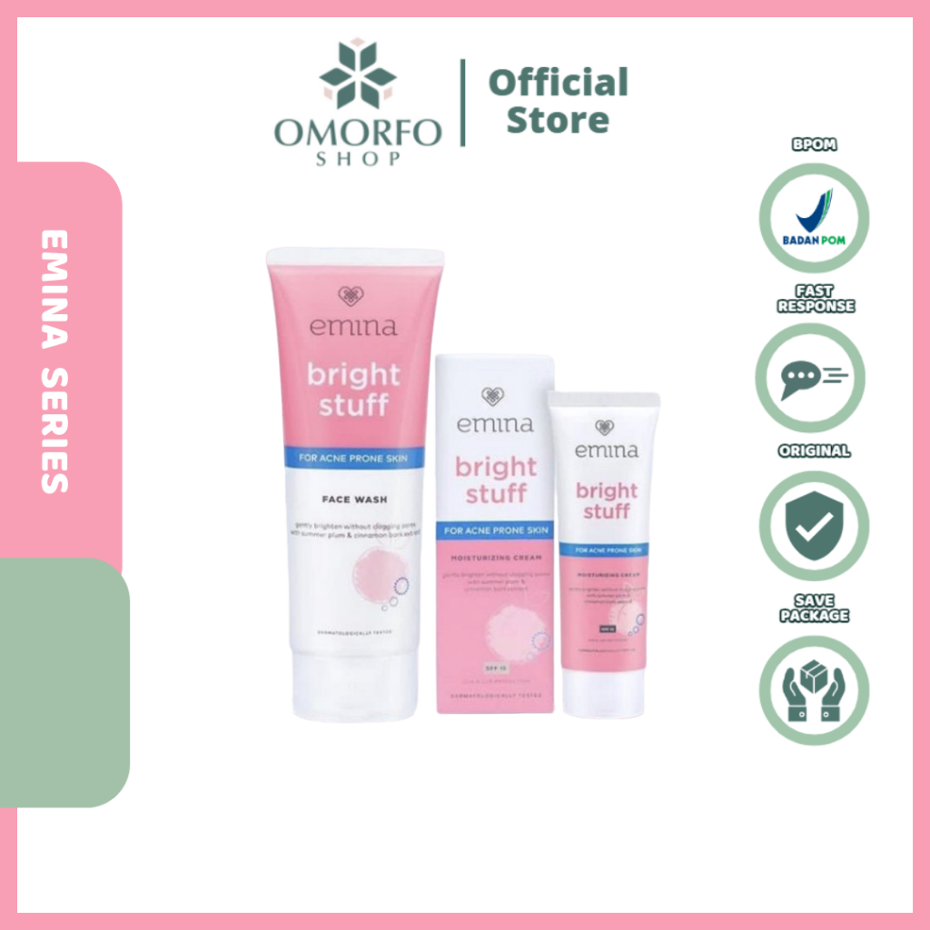 Jual Emina Bright Stuff For Acne Prone Series Acne Prone Skin