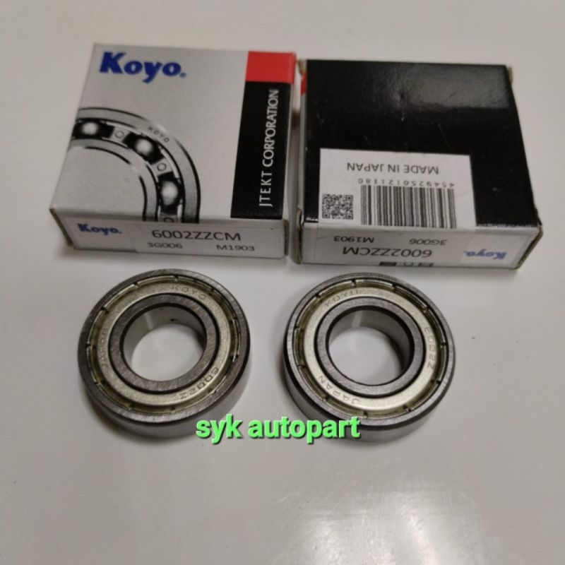 Jual BEARING 6002 ZZ KOYO TUTUP BESI Shopee Indonesia