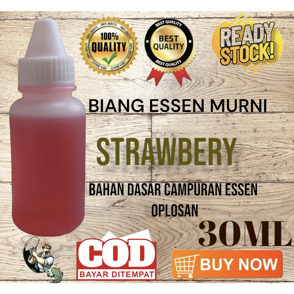 Jual Strawbery Biang Essen Murni Ml Ml Ml Shopee