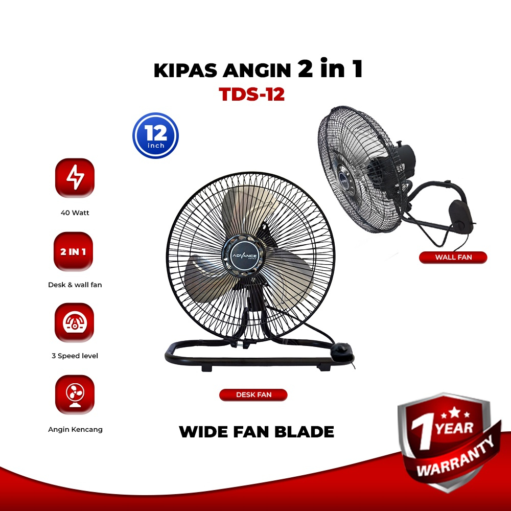 Jual Advance Tds Kipas Angin Tornado Kipas Duduk Deskfan Advance