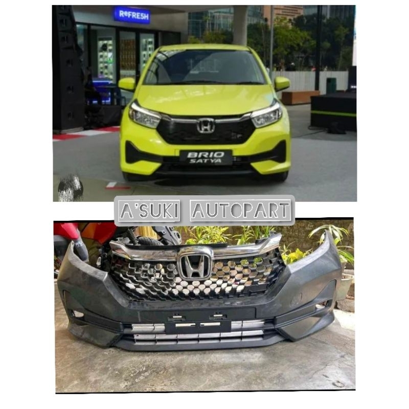 Jual Bemper Bumper Depan Honda Brio Satya 2023 Full Set Shopee Indonesia