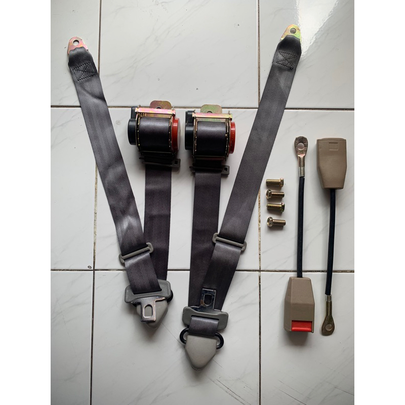 Jual Seatbelt Seat Belt Sabuk Pengaman Mobil Roll Normal Lock Tidak