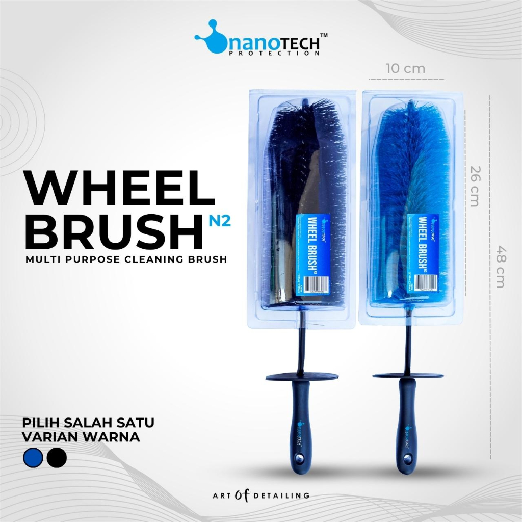 Jual Wheel Brush Detailing Nanotech Protection Sikat Pembersih Velg