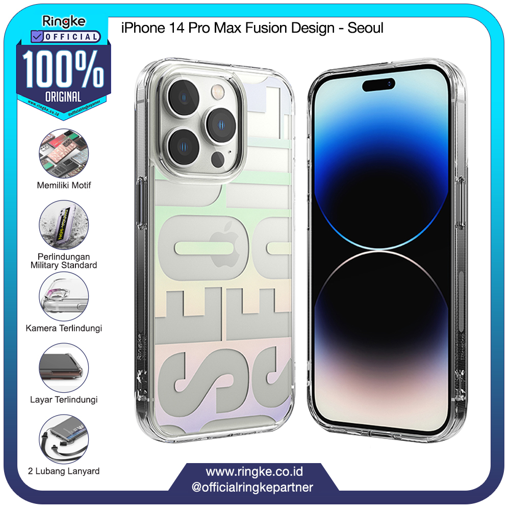 Jual Ringke IPhone 14 Pro Max Casing Magsafe Tipis Softcase Crack