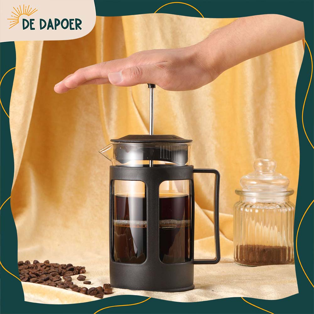 Jual French Press Coffee Tea Plunger Kaca Teko Kopi Teh Alat Bartender