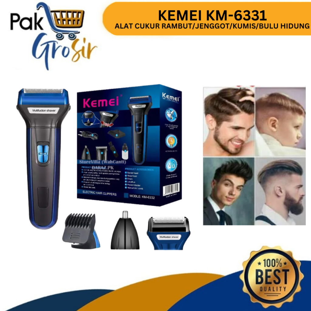 Jual Mesin Pencukur Rambut Kemei In Alat Cukur Rambut Kumis