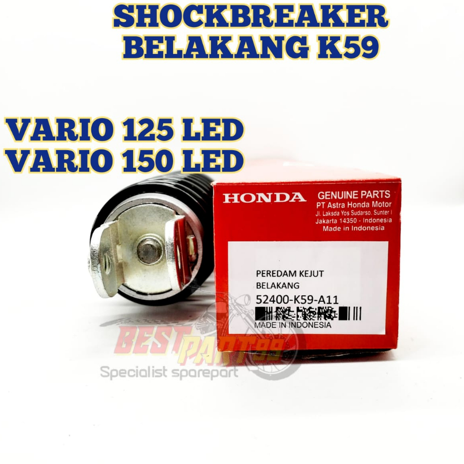 Jual SHOCKBREAKER BELAKANG HONDA VARIO 125 K59 KUALITAS ORIGINAL ORI