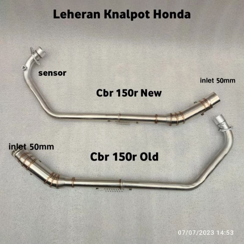 Jual Pipa Leher Knalpot Cbr Old Dan Cbr Nwe Cbr Rnwe Cbr Lama