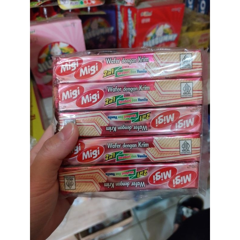 Jual Migi Migi Wafer Cream Pack Isi Pcs Shopee Indonesia