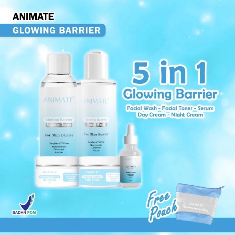 Jual Ready Siap Kirim Animate Skincare In Whitening Series Glowung