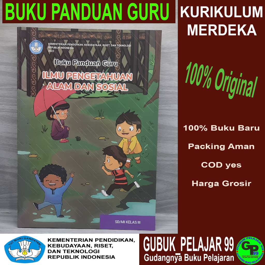 Jual Buku Panduan Guru Ilmu Pengetahuan Alam Dan Sosial Ipas Untuk Sd