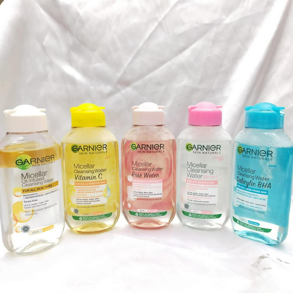 Jual Garnier Micellar Water Pink Blue Biru Bi Phase Oil Vit C