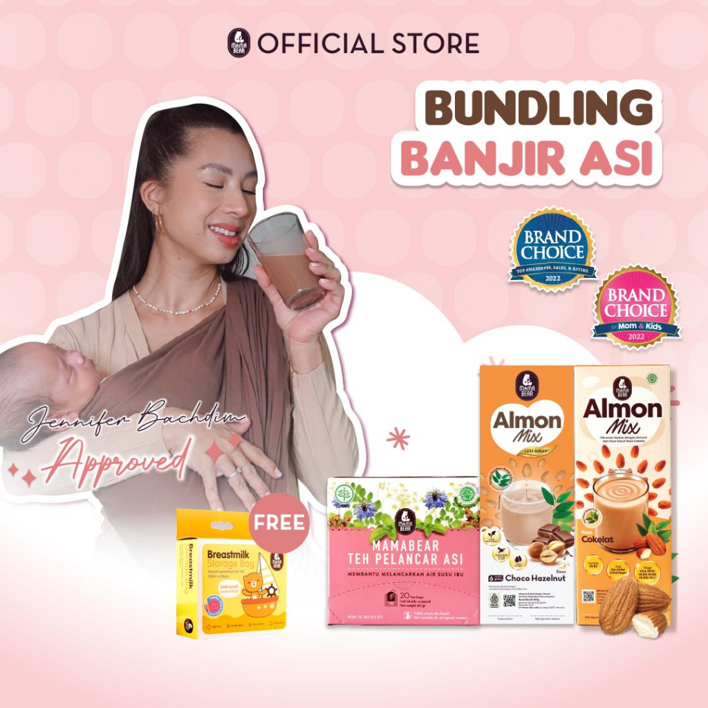 Jual MamaBear Bundling BANJIR ASI ASI Booster Pelancar Peningkat