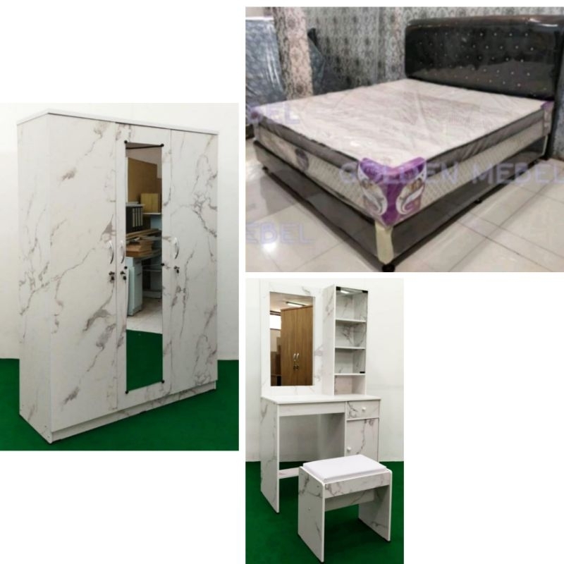 Jual Paket Hantaran Fullset Marble Springbed Angel Mosq Shopee Indonesia