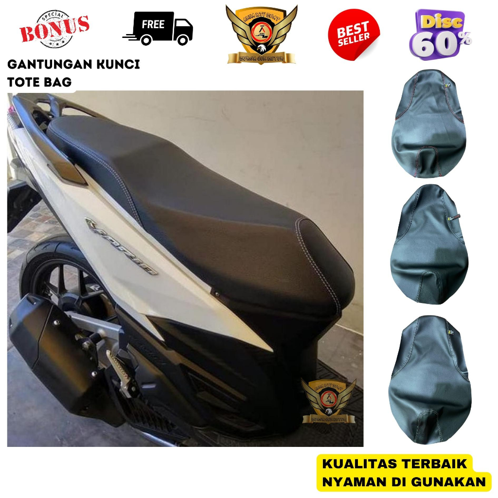 Jual KULIT JOK MOTOR VARIO 125 VARIO 150 MBTECH BEAT FINO MIO NMAX PCX