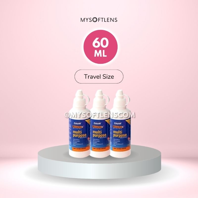 Jual Polylab 60ml Multi Purpose Solution Cairan Pembersih Softlens