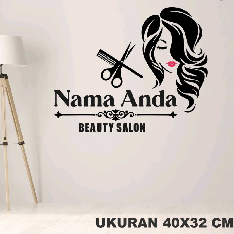 Jual Stiker Wall Stiker Dinding Salon Kecantikan Beauty Care Hiasan