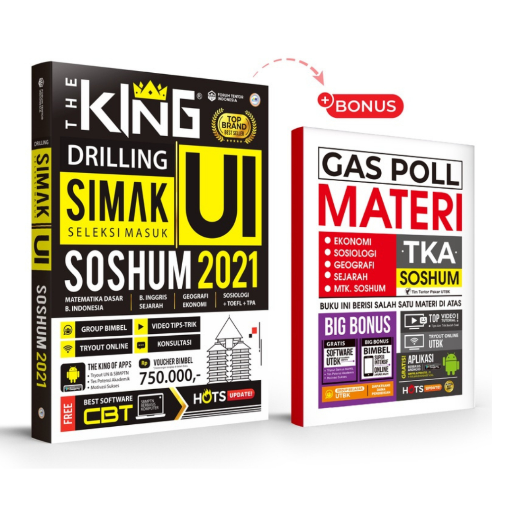 Jual Buku Sbmptn The King Drilling Um Ui Saintek Soshum