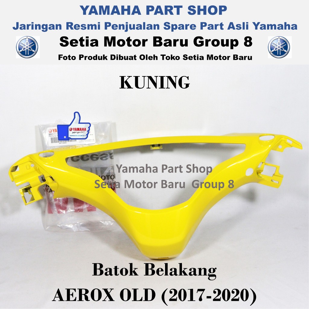 Jual Cover Batok Speedometer Spido Belakang Kuning Aerox Old Asli