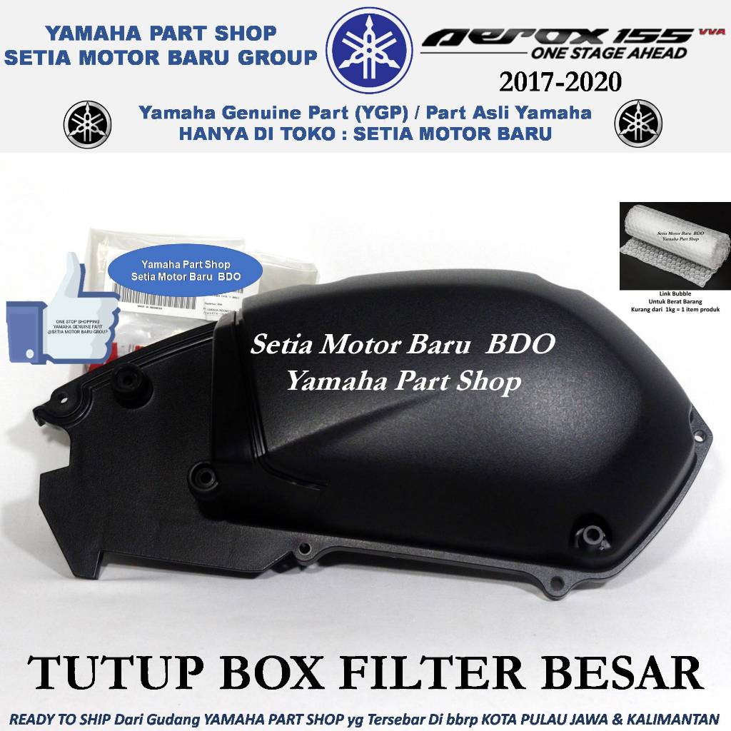 Jual Cover Tutup Box Filter Udara Besar Cap Cleaner Case Aerox 155cc