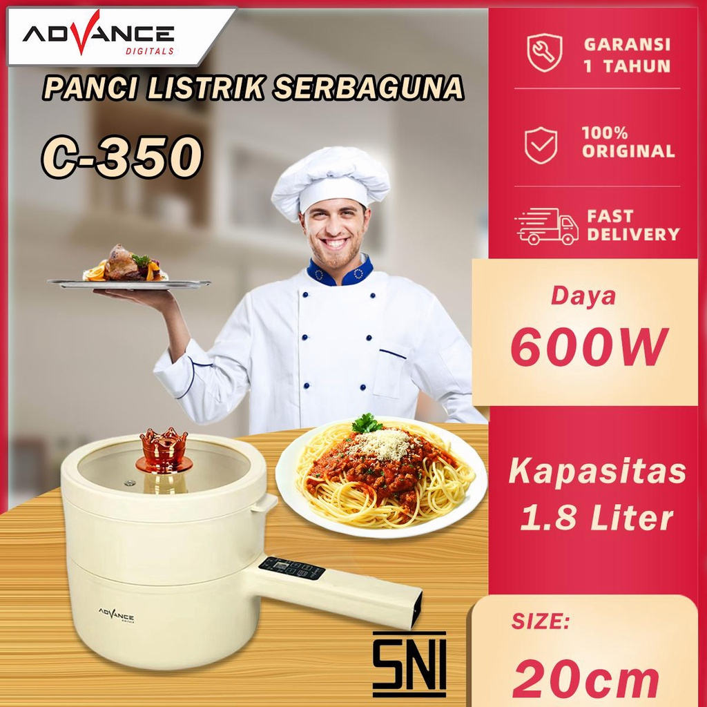 Jual Advance Panci Listrik C Diameter Cm Multifungsi In