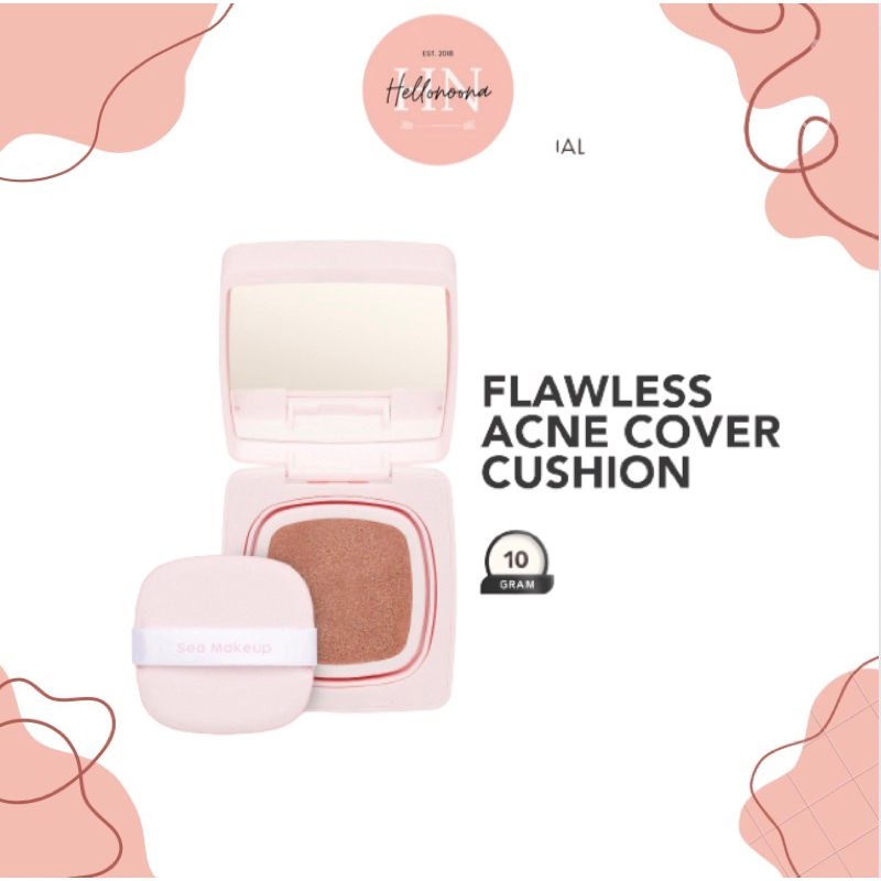 Jual SEA MAKEUP Fix And Flawless Acne Cover Cushion Shopee Indonesia