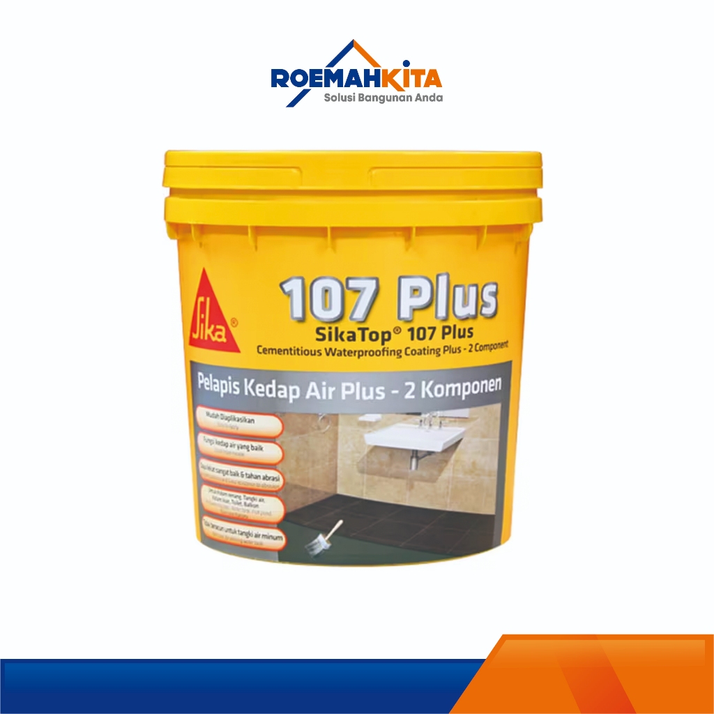 Jual Waterproofing Anti Bocor Sika Top Plus Komponen Ab Pelapis