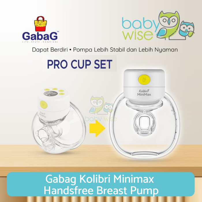 Jual Gabag Kolibri Minimax Handsfree Breast Pump Pompa Asi Elektrik