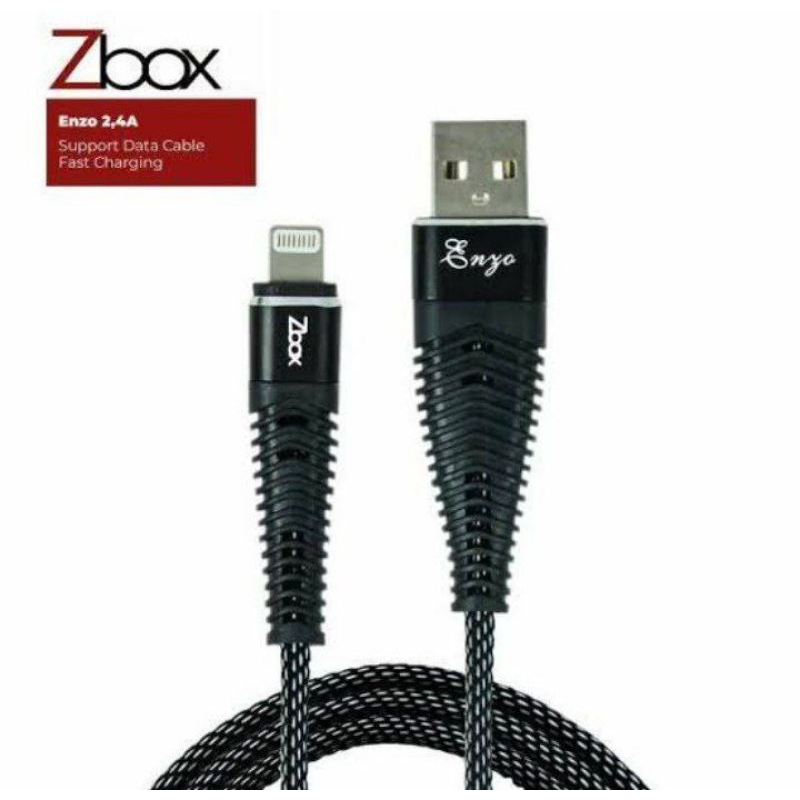 Jual Kabel Data Zbox Enzo Metal Micro Type C Lightning Shopee