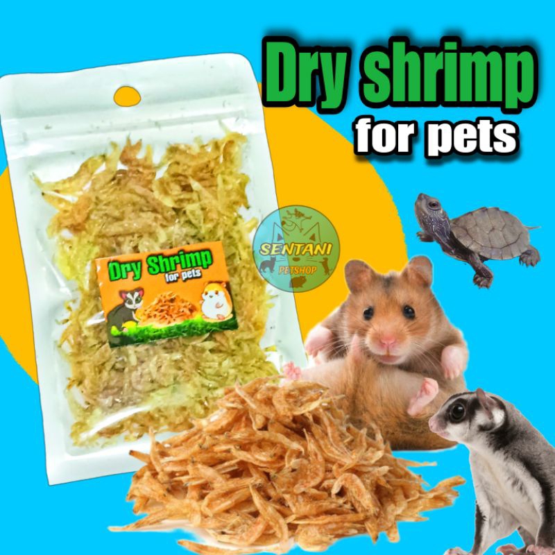 Jual Snack Hamster Dry Shrimp Snack Sugar Glider Udang Kering