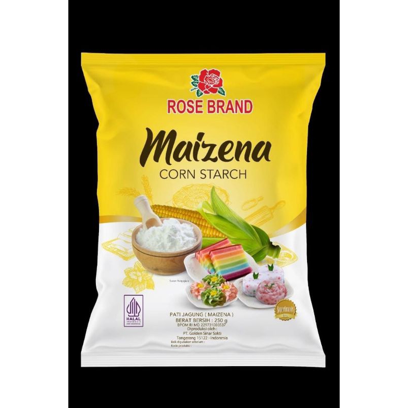 Jual Tepung Maizena Rose Brand 250gr Maizena Tepung 250 Gr Corn