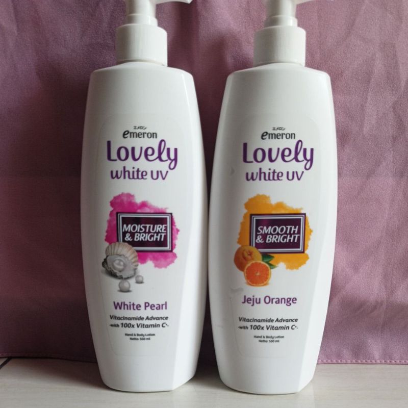 Jual Emeron Lovely Hand Body Lotion Moisture Bright Botol Ml