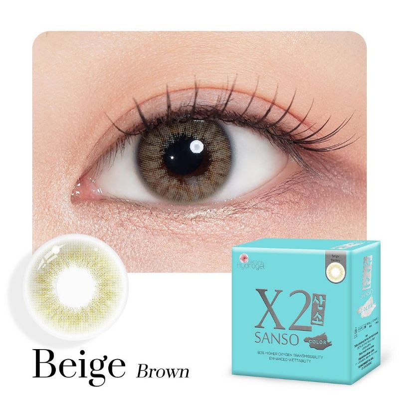 Jual Softlens Warna X Sanso Color New Series Diameter Mm Bahan