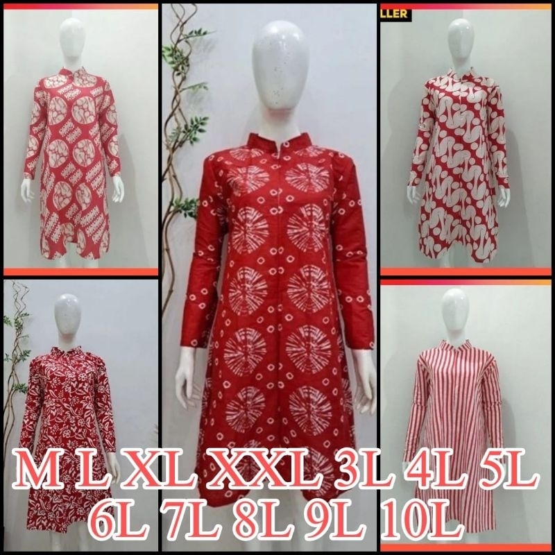 Jual Batik Atasan Jumbo BIG SIZE JUMBO XXL XXXL 3L 4L 5L Sampai 10L