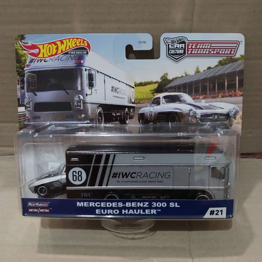 Jual Hotwheels Team Transport Mercedes Benz 300 SL Euro Hauler Shopee