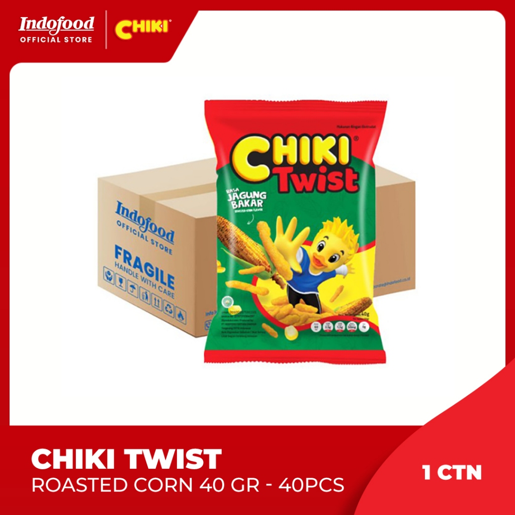 Jual 1 Ctn Chiki Twist Roasted Corn 40Gr Shopee Indonesia