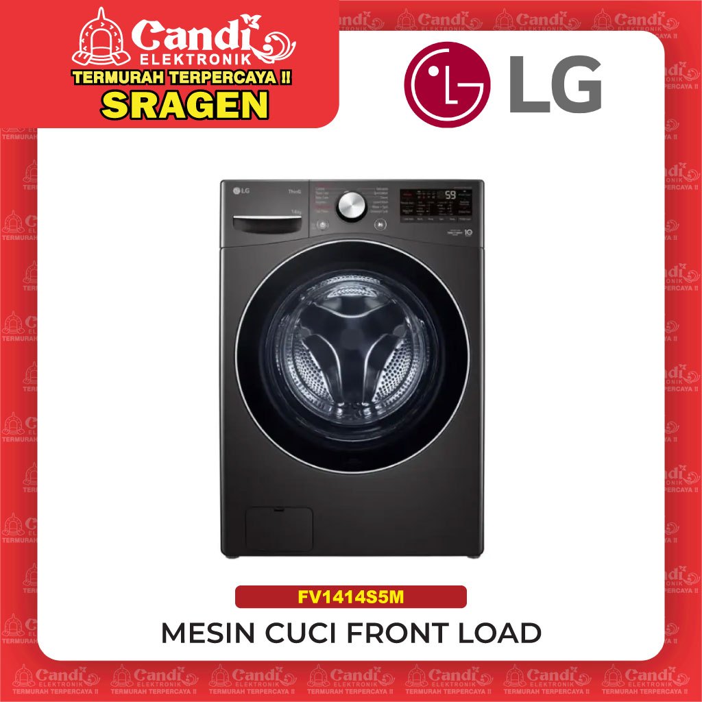 Jual Lg Mesin Cuci Front Loading Kg Inverter Direct Drive Fv S M