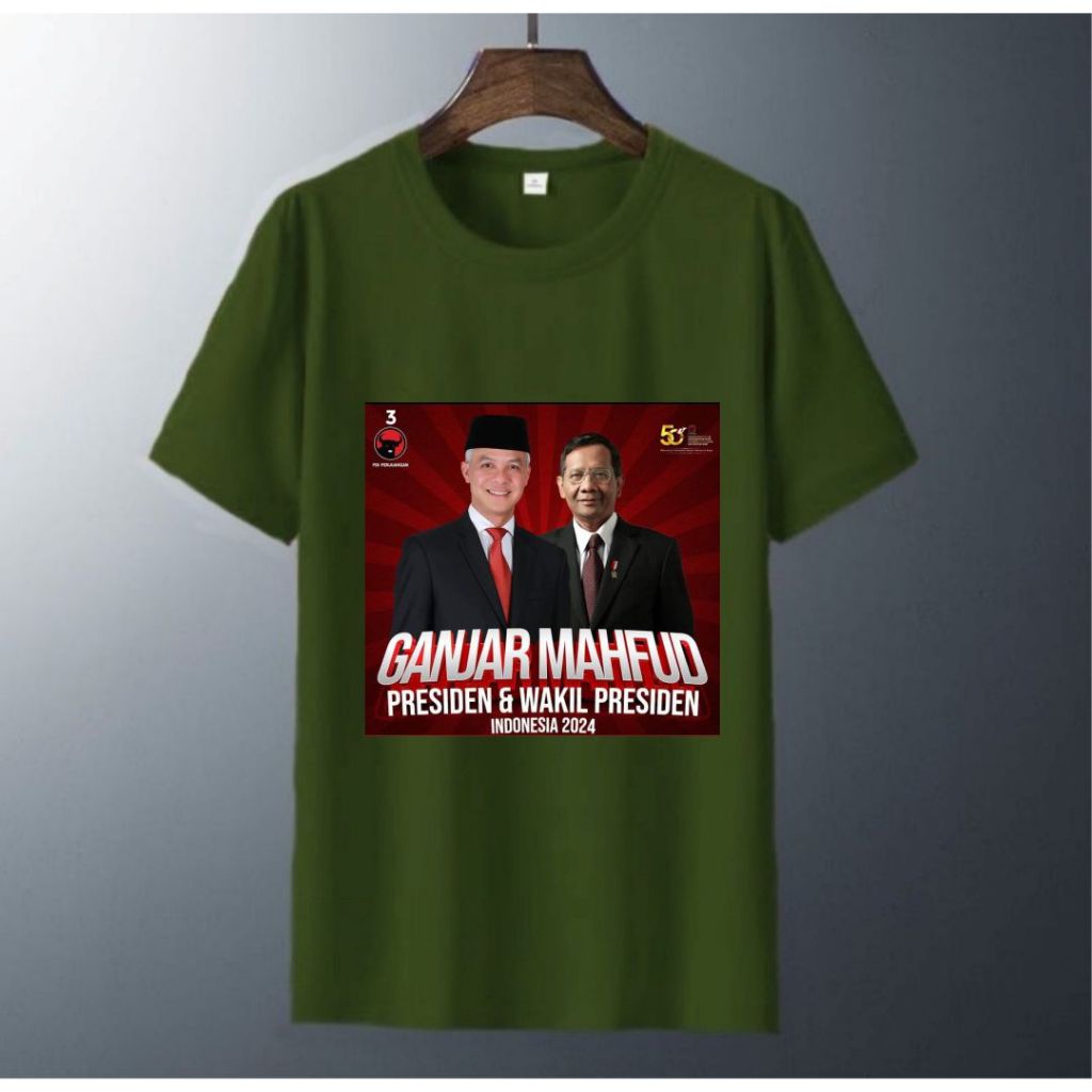 Jual Kaos Ganjar Mahfud Presiden Dewasa Cewek Cowok Shopee Indonesia