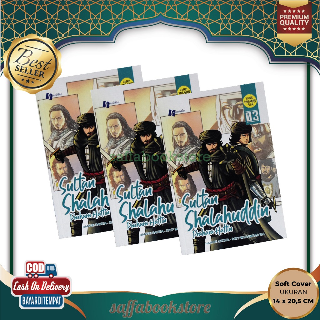 Jual Buku Komik Islami Pahlawan Islam Sultan Shalahuddin Jilid 3