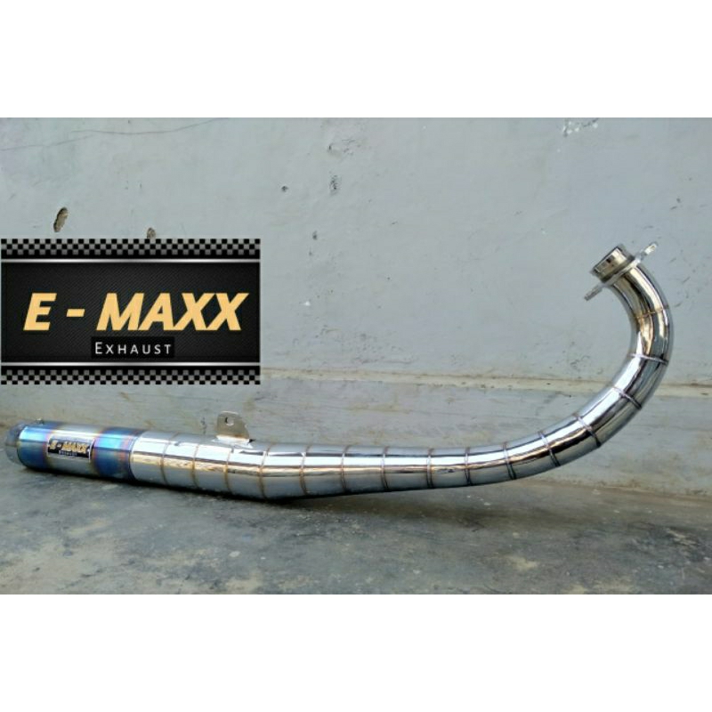 Jual Knalpot Standard Racing Rx King Crum Cacing Ujung Biru Shopee