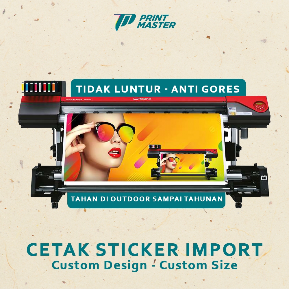 Jual Cetak Stiker Vinyl Meteran Bahan Import Shopee Indonesia