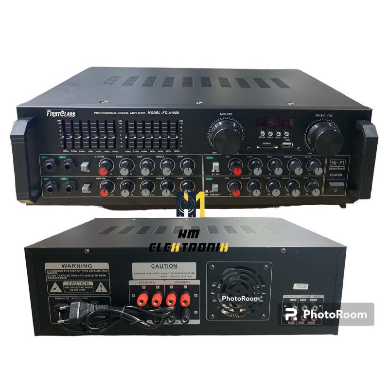 Jual Power Amplifier Firstclass FC A 1950 Ampli Bluetooth Shopee