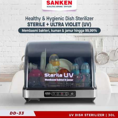 Jual Sanken Dish Dryer DD 33 UV Drying Ultra Violet Sterilization DD33