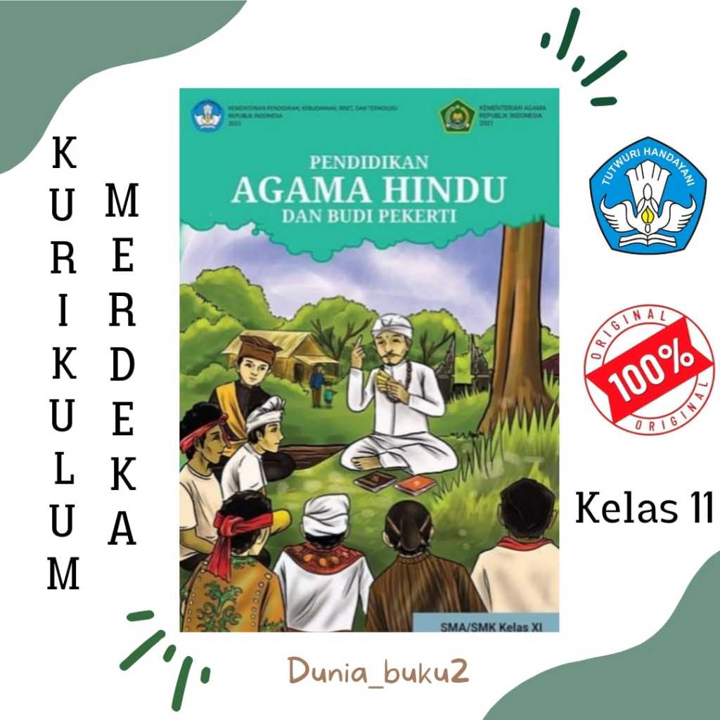 Jual BUKU SISWA AGAMA HINDU KURIKULUM PENGGERAK MERDEKA KELAS 11 SMA K