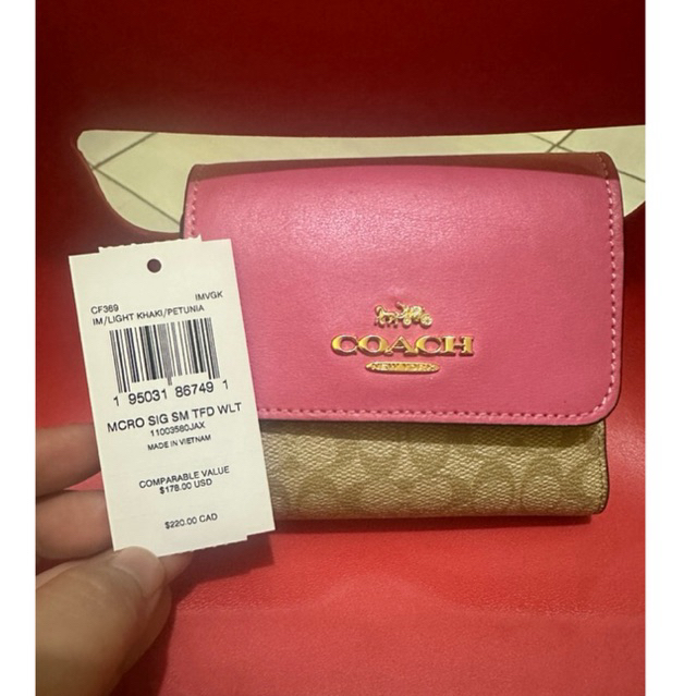 Jual Preloved Dompet Coach Trifold Authentic Shopee Indonesia