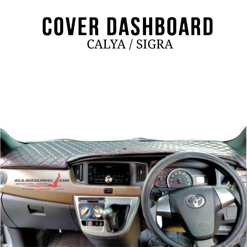 Jual Cover Dashboard Mobil Calya Sigra Kulit Sintetis Shopee