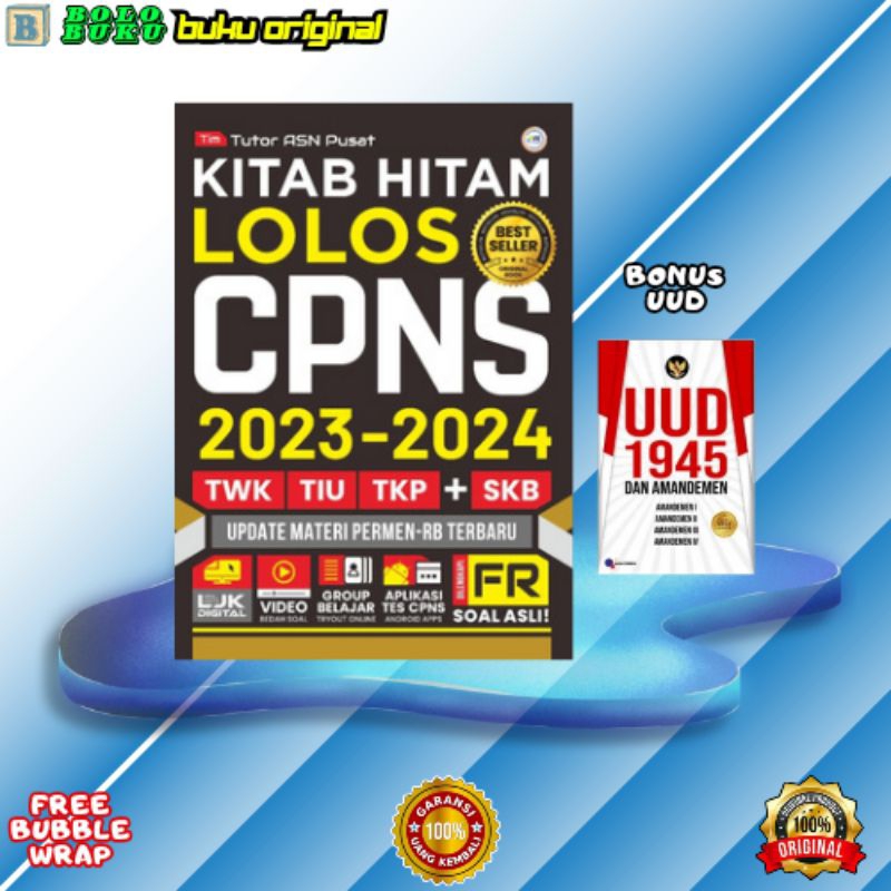 Jual Buku Tes Cpns Kitab Hitam Lolos Cpns Twk Tiu Tkp Skb