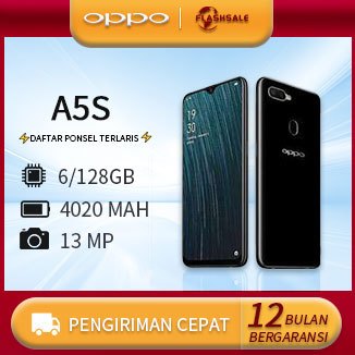 Jual OPPO A5S RAM 6 128GB MALL SEMUA STOCK LAGI PROMO NEW