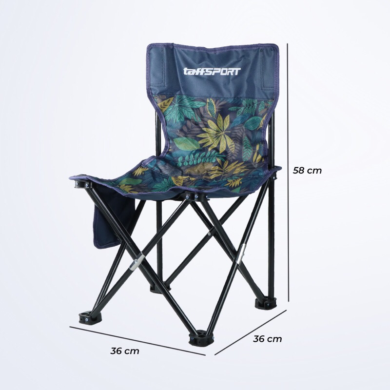 Jual Kursi Lipat Outdoor Camping Memancing Foldable Chair With Pocket